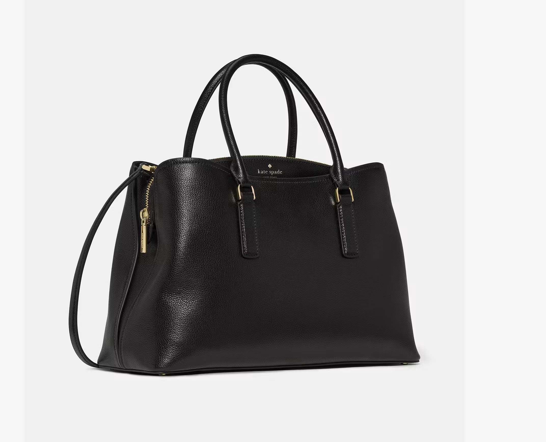 Kate Spade Monica Leather Crossbody Black - Walmart.com