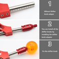 thumbnail image 4 of GFDYREE Shift Knob Extender & Shift Knob Shifter Adapter M12x1.25 Gear Shifter Adapter, Adjustable Shifter Extension Aluminum Shift Extender with 4 Adapters for Most Cars, 4 of 7