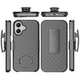 thumbnail image 4 of Case Belt Clip Holster for iPhone 16 - Swivel Cover Kickstand Armor Combo Drop-Proof, 4 of 6
