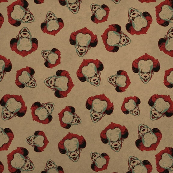 IT Pennywise Come Home Premium Kraft Roll Gift Wrap Wrapping Paper