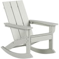 thumbnail image 3 of Palms Modern Adirondack Plastic Outdoor Rocking Chairs (Set of 4), 3 of 8