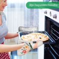 thumbnail image 2 of Yayeee Pot Holders Kitchen Heat Resistant with Pocket 7"x9.8" Cotton Oven Cooking Hot Pads, Yellow Cute Flower, 2 of 7