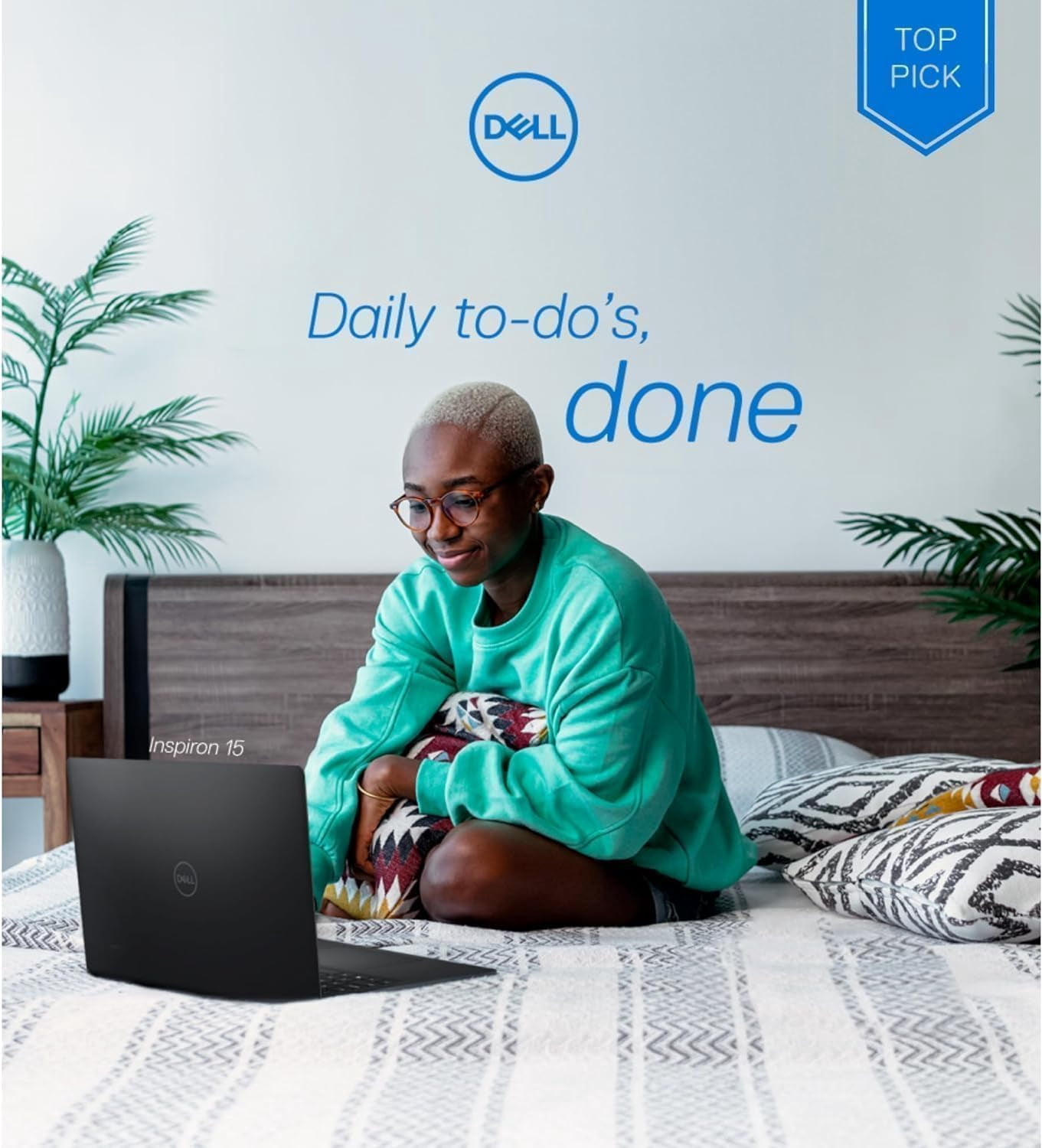 Dell Inspiron 15 3535 Personal Laptop, 15.6” FHD 1920 x 1080 Touchscreen Display, AMD Ryzen 7 7730U, 32GB RAM|1TB SSD, Windows 11 Pro, Black