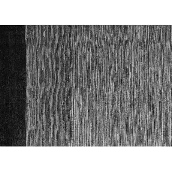 Ahgly Company Indoor Rectangle Abstract Gray Modern Area Rugs, 5' x 8'