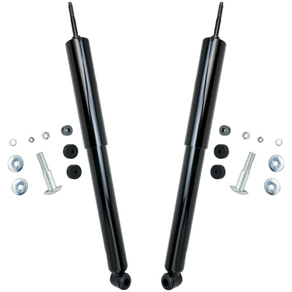 Detroit Axle - 2 Rear Shock Absorbers for Grand Marquis Crown Victoria Town Car Country Squire LTD Colony Park Ford Lincoln Mercury Rear Replacement Shocks Pair