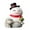 Colorful Snowman, variant on Snowman Cat Figurines Christmas Resin Decor Cute Finger Statue Decorations Indoor Snowman Small Ornaments Centerpiece Winter Holiday New Year's Gifts Porch Office Desk Decor