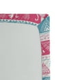 thumbnail image 2 of Ambesonne Tribal Fitted Sheet, Folkloric Egyptian Motifs, Twin XL Size, Pale Blue Pink White, 2 of 2