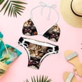 thumbnail image 6 of Retro Cat Swim Suit Women Bikini Set Detachable Sponge Adjustable Strap Two-Pack Swim Wear, 6 of 6