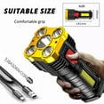 thumbnail image 2 of Strong USB Rechargeable Flashlight 500LM COB Outdoor Camping Fishing Light, 2 of 5