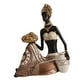 thumbnail image 5 of Estatua africana, ornamento estético, escultura de arte africano, figura de dama tribal para Sentado A, 5 of 9