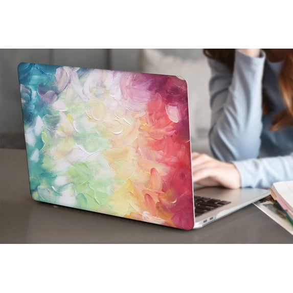 KSK KAISHEK Plastic Hard Protective Shell Case Cover Only for 2022/2021/2020/2019/2018 Released New MacBook Air 13 inchs and + Black Keyboard Cover Model: A2337 m1/A2179/A1932 Colorful A 1
