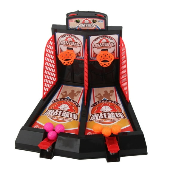 Tabletop Basketball Game Toys, Tabletop Games, Basketball Gifts, 2-Player Desktop Basketball Party Favors, Indoor Basketball Game for Kids and Adults