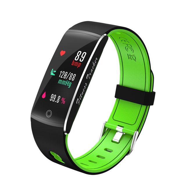 Matsuzay Deporte inteligente reloj frecuencia cardíaca presión arterial/oxígeno impermeable Relojes inteligentes Verde