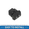 thumbnail image 4 of Interruptor de bloqueo de puerta de automóvil Unique Bargains No.15777136 para Chevrolet Cobalt para Pontiac G5 Plástico Metal Negro, 4 of 6