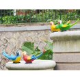 thumbnail image 4 of 1 pieza de escultura de loro, decoración de paisaje, figura en miniatura hecha a mano, creativa Derecha C, 4 of 8