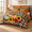 Pumpkin Plaid-Queen, variant on Pumpkin Plaid Queen Bed-in-a-Bag Thanksgiving Harvest Bedding Set