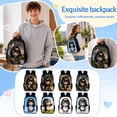 thumbnail image 5 of Gugugaga Penguin Backpack for Women Men, Waterproof Lightweight School Bag with Cute Penguin Print, Travel Laptop Backpack Daily Use, Christmas Gift, 5 of 7