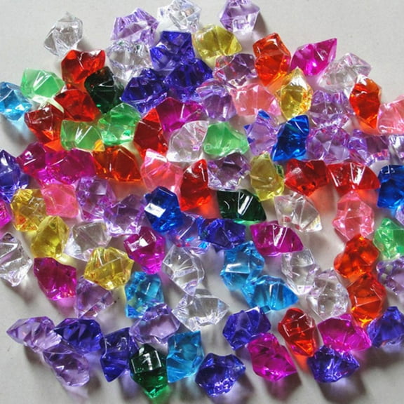 WASHWEPE Decorative Stones Acrylic Crystal Stone Synthetic Resin DIY Craft Events 200 Pcs