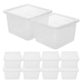 thumbnail image 1 of BESTYASH 10Pcs Plastic Reptile Terrarium for Easy Cleaning with Ventilation and Crystal Clear Observation, 1 of 8