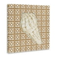 thumbnail image 3 of Stupell Industries Coastal Tile And Shell Canvas Wall Art, design by Lee Ann Sanders, 30 x 30, 3 of 7