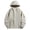 Green, variant on Men's Zipper Decorative Jacket Solid Color Casual Outdoor Charging Fashion Versatile Men's Long Sleeved Hooded Jacket Brown XL
