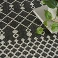 thumbnail image 3 of Nourison Positano Indoor/Outdoor Black 7' x 10' Area Rug (7x10), 3 of 9