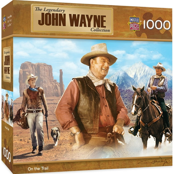 John Wayne On the Trail 1000 Piece Jigsaw Puzzle  Walmart.com