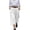 White, variant on Sexlip Women's Wide Leg Pants Summer loose fit wide leg high waist solid color casual beach easy to match stretchy and flexible Brown M