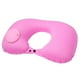 thumbnail image 1 of Almohada de camping inflable compacta ultraligera, en forma de U (rosa), 1 of 5