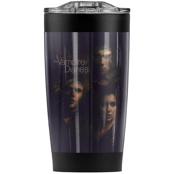 Vampire Diaries/Smokey Veil Stainless Steel Tumbler 20 oz Coffee Travel Mug/Cup, Vacuum Insulated & Double Wall with Leakproof Sliding Lid | Great for Hot Drinks and Cold Beverages