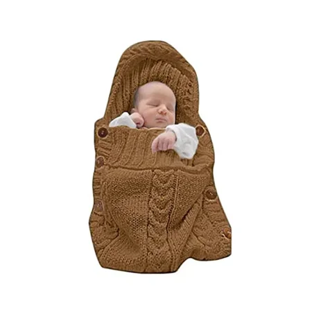 

Newborn Solid Color Pajamas Blanket Wrap Baby Cute Pajamas