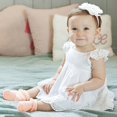 thumbnail image 3 of Toddler Latest Newborn Baby Girl Socks Lace Ruffle Trim Antiskid Baby Socks Gifts For 0-2 Years, 3 of 10