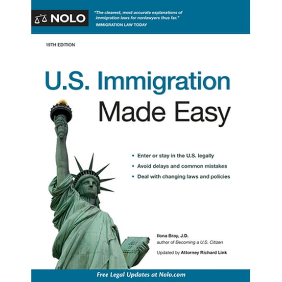 Pre-Owned U.S. Immigration Made Easy (Paperback) 1413325955 9781413325959