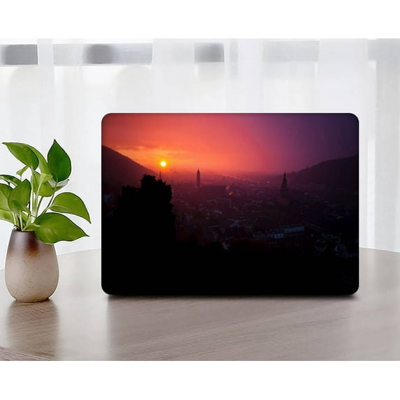 KSK KAISHEK Hard Case Only Compatible New MacBook Air 13" with Touch ID USB Type-C + Black Keyboard Cover Model: A2337 m1/A2179/A1932 (Red series 0391)