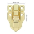 thumbnail image 2 of unbranded 2Pcs Iron Chest Latch Duck Billed Hasp Lock for Home Users Workshop Users Secure Fastening, 2 of 6