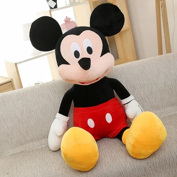 40-100cm Stuffed Mickey&Minnie Mouse Plush Toy Soft Goofy Pluto Donald Duck Mickey Minnie Dolls Birthday Wedding Gifts for Kids
