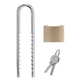thumbnail image 4 of Padlock Fu Volante de latón macizo para exteriores, 5 cm de ancho, cuerpo de 4 unidades, 4 of 7