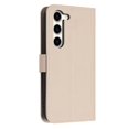 thumbnail image 5 of For Samsung Galaxy S23 5G 6.1-inch Wallet Case Glitter Butterfly Multi-Card Slots Zipper Wallet With Detachable Lanyard Shoulder Strap and Hand Strap Leather Phone Case,Apricot,For Galaxy S23 (5G), 5 of 11