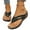 Black_020, variant on Domuza Orthopedic Casual Sandals for Women Arch Support Summer Flat Sandals Wide Non Slip Slip on Hiking Shoes Soft 2026 Foam Shoes Brown 9（EU-42）