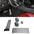 thumbnail image 4 of Gas Brake Pads Set, Accelerator Brake Foot Pedal Stainless Steel Fuel Gas Brake Pads Set Replacement forC E S GLC GLK SLK CLS SL Class, 4 of 8