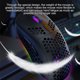 thumbnail image 5 of Ratón para videojuegos Seitruly M8 ligero RGB 6400DPI con carcasa de panal ergonómico para ordenador Gamer con cable USB negro, 5 of 6