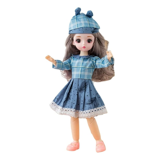 Munecas BJD 1 conjunto completo de ropa zapatos peluca maquillaje muneca articulada juguetes de bricolaje munecas de hadas de 30 cm para coleccion de munecas Estilo A Hugo muneca de rotula