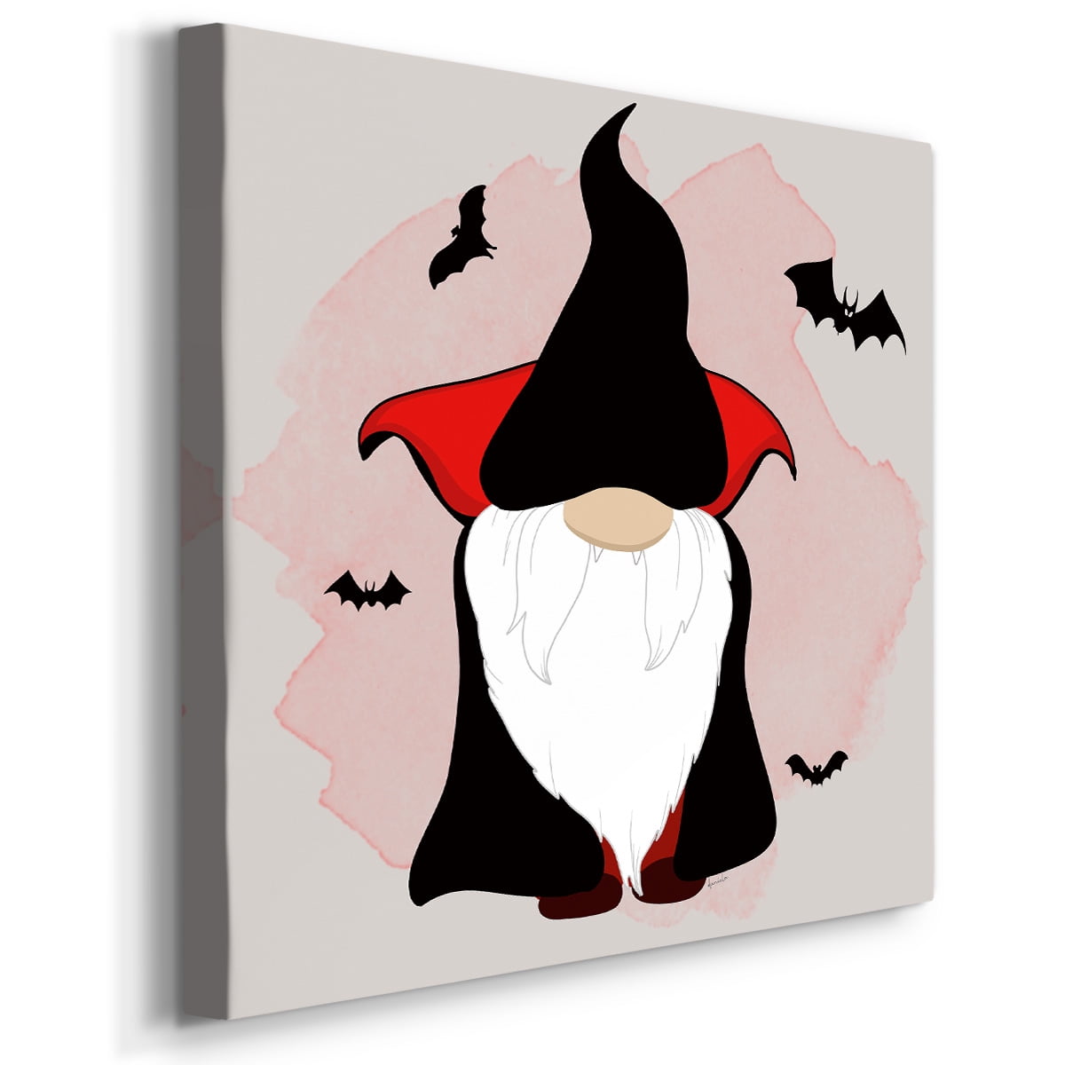 Dracula Gnome- Gallery Wrapped Canvas