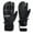 Black, variant on Men's Sheepskin Ski Gloves for Winter Sports and Snow Activities Yellow S