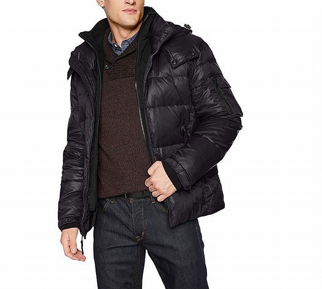 S13 Mens Jacket Medium Hooded Full-Zip 