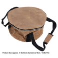 thumbnail image 4 of Bolsa de almacenamiento para horno holandés, bolsa de transporte portátil e impermeable para horno holandés, bolsa para horno holandés para campamento y hornos holandeses al aire libre [color barro], 4 of 5