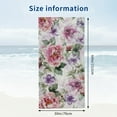thumbnail image 3 of , Peony Flower Printed Pool Towel Oversized Travel Must Have for The Swimming, , Camping, Summer Cruise Ship Essen, 3 of 8