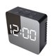 thumbnail image 1 of Injueey Reloj despertador Digital con superficie de espejo para el hogar, Hotel, sala de estar, proyector de detección de luz automático, relojes de Type2 NO2 Injueey HA063914-05B, 1 of 6