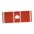 thumbnail image 2 of S SERENABLE Tapis de Lancer de Softball Antidérapant Tapis de Frappe de Baseball pour Maison Débutant Garage Rouge 116x300cm, 2 of 9