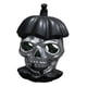 thumbnail image 3 of Velas sin llama de Halloween, candelabro de esqueleto LED, centro de mesa para festivales negro, 3 of 9